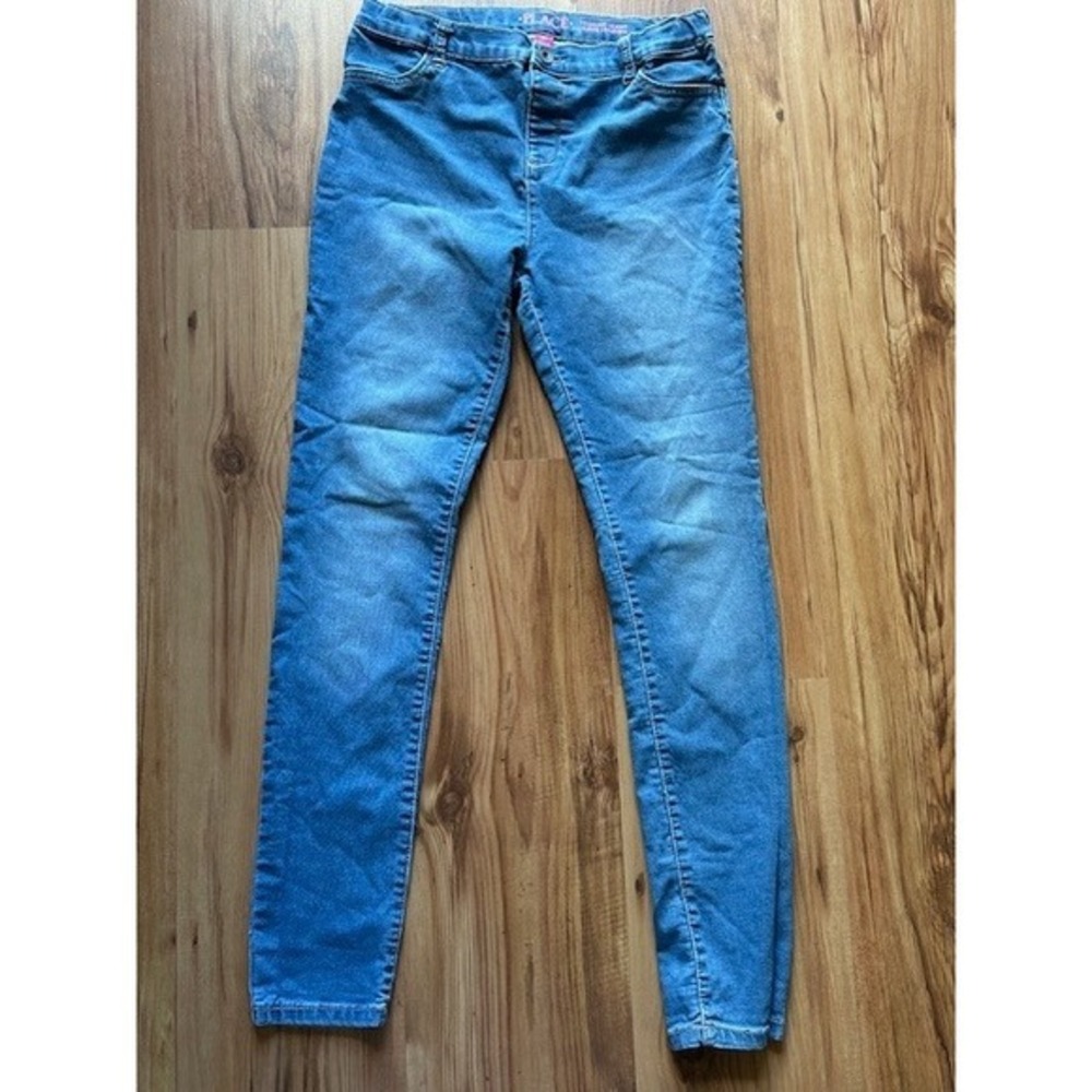 The Children's Place Girls Jeggings‎ Size 16 Blue Denim Stretch